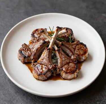 A beautifully styled catering spread featuring an array of fresh, colorful hors d'oeuvres on minimalist white platters.