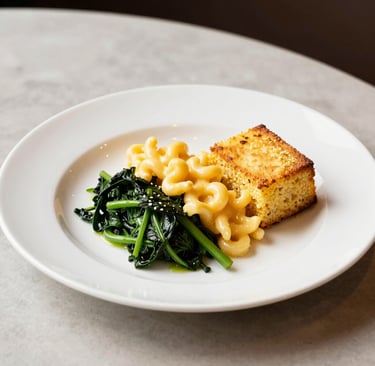 An overhead shot of a luxurious dessert table with delicate pastries and fine details on soft cream linens.