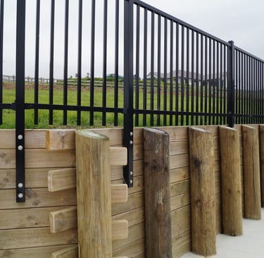 Decks retaining walls - outdoor projects - CHR Builders