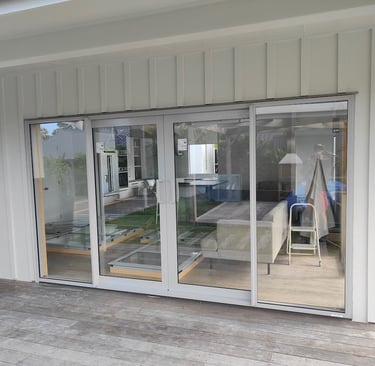 Window renovation Ranch slider CHR Builders