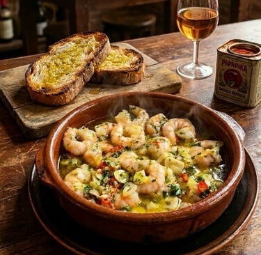 Healthy Gambas al ajo recipe 
