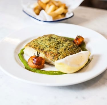 Healthy crusted hake recipe 