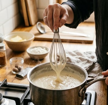 Healthy Bechamel sauce