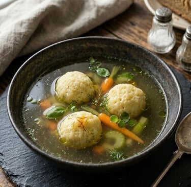 Healthy Mazzo soup consommé recipe