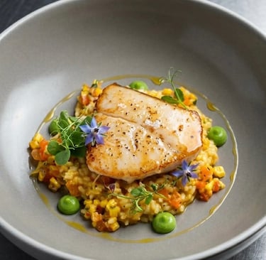 Healthy swordfish risotto recipe 