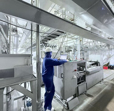 Checklist de controle de qualidade para padronização na linha de pés (patas) de frango