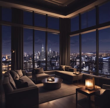 Bright living room with modern inventory