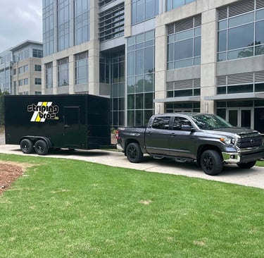 parking lot striping set up in mobile al