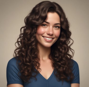 woman wearing black crew-neck shirt