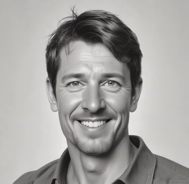 man standing near balcony