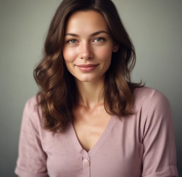 woman wearing black crew-neck shirt