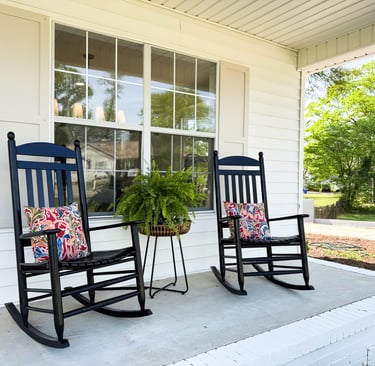 Staging House Greenville SC front porch