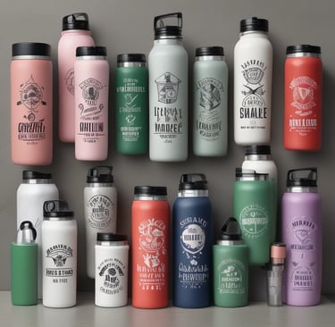 Close-up of high-quality embroidered logo on a sleek black promotional tote bag