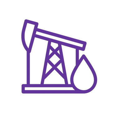a purple oil pumper with a purple background