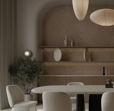 İç mekân dekorasyonunda modern detaylar