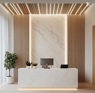 Estetik detaylara sahip ofis tasarımı