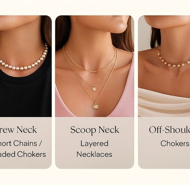 Necklace Pairings Based on Necklines You Wear Often
