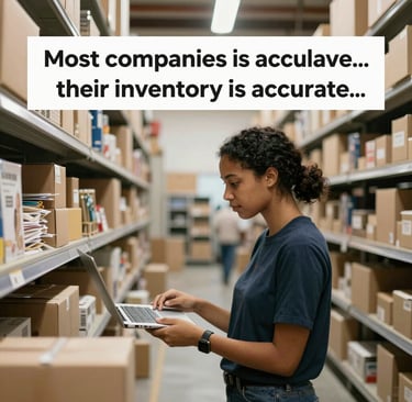 Someone is checking items off a checklist.