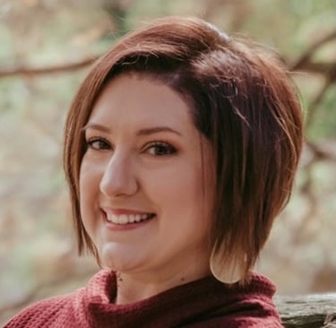 close-up headshot of author Courtney J. Hall