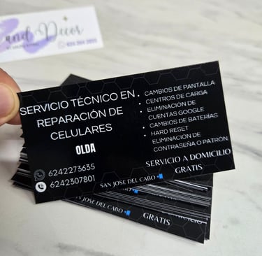 Tarjetas de presentación