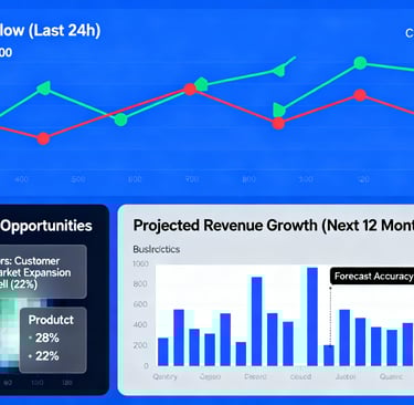 AI cash flow forecasting tool for financial planning and business strategy