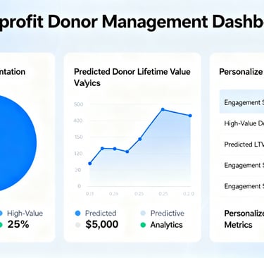 AI donor management system optimizing nonprofit fundraising and retention