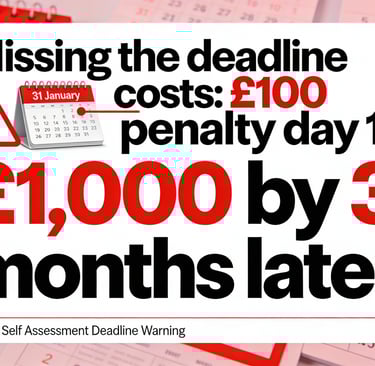 Critical: Self Assessment Deadline Penalty Warning – Don't Miss 31 January