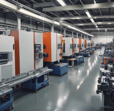 Modern manufacturing facility with state-of-the-art capital equipment and machinery eligible