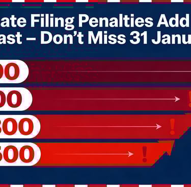 Self Assessment Penalty Escalation – Featured Image Highlighting Costs