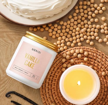 soft everyday candle lighting adding warmth to cozy home decor space