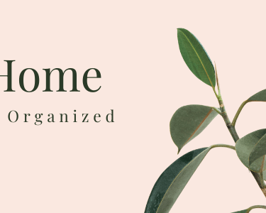 Quiet at Home plant care printables and sticker and magnet shop banner with pink background 