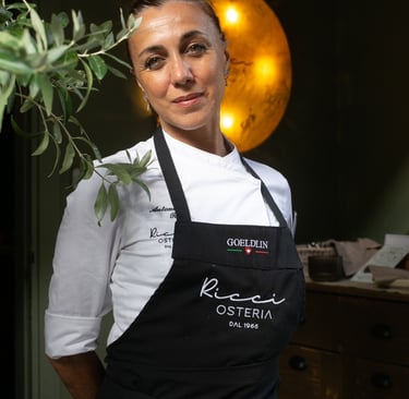La chef Antonella Ricci del ristorante Il Fornello da Ricci in Puglia