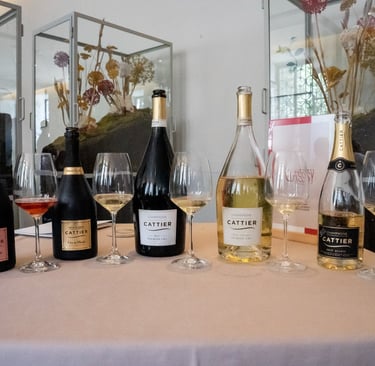 Degustazione degli Champagne Cattier organizzata da CLASSY Wines al Ristorante Daniel Canzian di Milano.