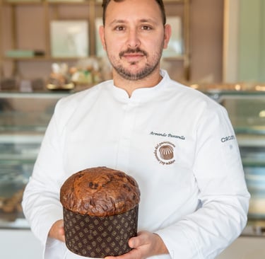Armando Pascarella vincitore della categoria Panettone al Cioccolato alla Coppa del Mondo del Panettone 2026