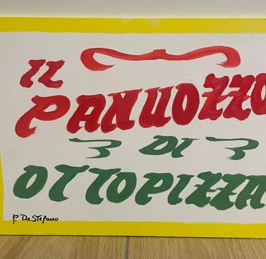 Opera numeraro Il panuozzo di Otto Pizza di Pasquale De Stefano