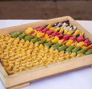 Area espositiva dedicata alle eccellenze gastronomiche locali