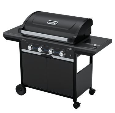 Barbecue Campingaz Select 4 EXS con tecnologia Dualgas e quattro bruciatori.