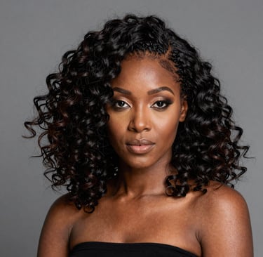 Portrait of a smiling young professional with casual attire, looking confident and approachable.