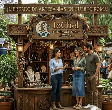 IxChel-Joyera-Artesanal-Mexicana-de-Plata-y-Piedras-Naturales-en-Huerto-Roma
