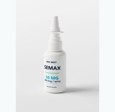 Bio Mist 10 mL nasal research spray bottle.
