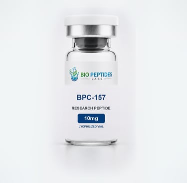 Bio Peptides Labs research peptide vial line.