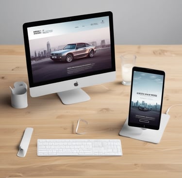 un écran d'ordinateur et un téléphone sur un bureau