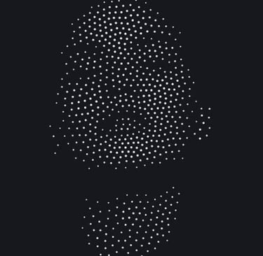 dot art moters veidas- kvietimas į nemokamą pokalbį moterims