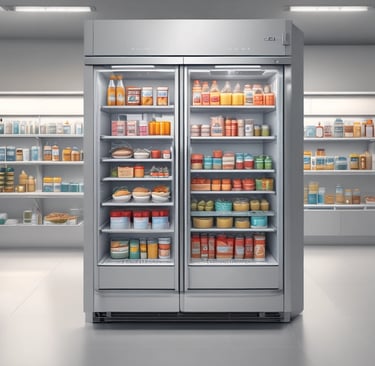 a display case filled with lots of ice cream
