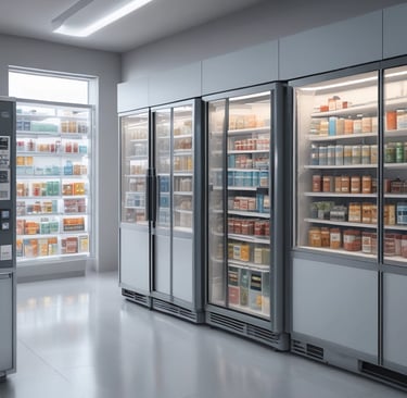 a newspaper dispenser sitting on a sidewalk
