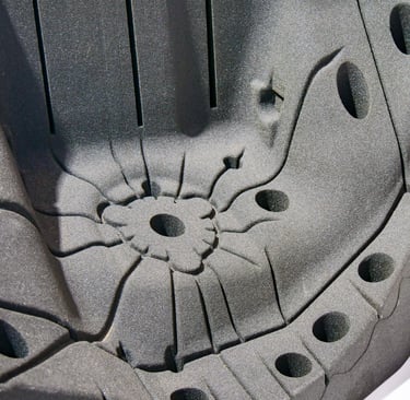 Detailed Printed Mold used to cast an Aluminum Bell Housing