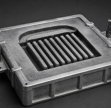 Drag section of "Green Sand" mold