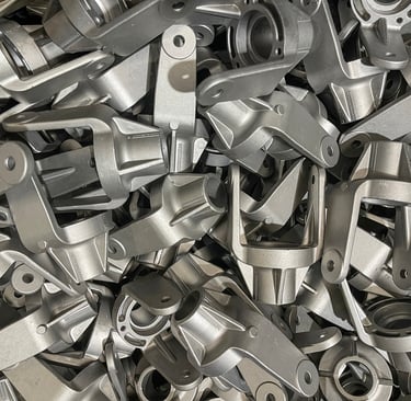  Machined yoke ends cast in A356 t6 aluminum alloy 