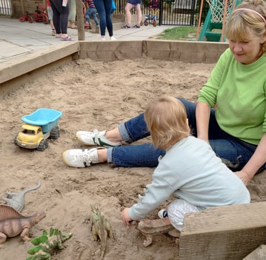 Stay and Play session for members with story and playtime