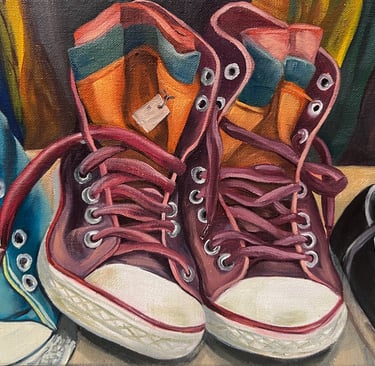 Punky Brewster. Oil on linen. 20 x 25 cm. Sold